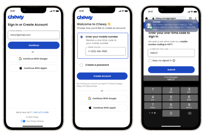 Passwordless Sign In and Create an Account | Claudia Cokis – Product ...